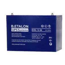 B.ETALON BHRL 12-90. Аккумулятор герметичный свинцово-кислотный. ETALON