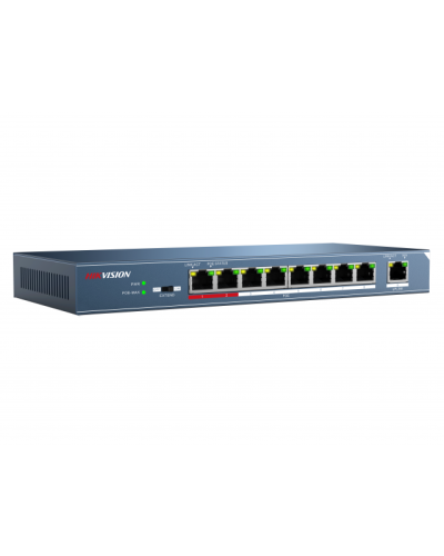 DS-3E0109P-E/M(B). Коммутатор с питанием POE. Hikvision в Бийске