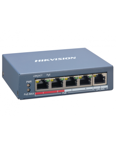 DS-3E1105P-EI. Коммутатор с POE. Hikvision в Бийске