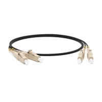 FC-D2-50-LC/PR-LC/PR-H-2M-LSZH-BK. Патч-корд волоконно-оптический многомодовый. Hyperline