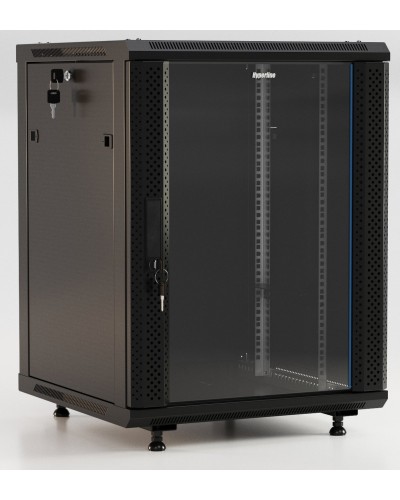 TWB-FC-1545-GP-RAL9004. Шкаф телекоммуникационный 19 настенный 15U. Hyperline в Бийске