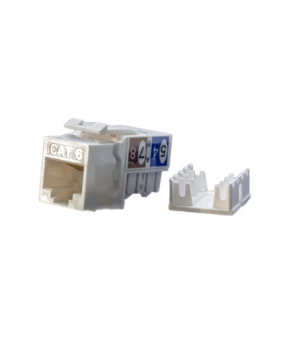 KJ9-8P8C-C6-90-WH. Вставка Keystone Jack RJ-45. Hyperline в Бийске