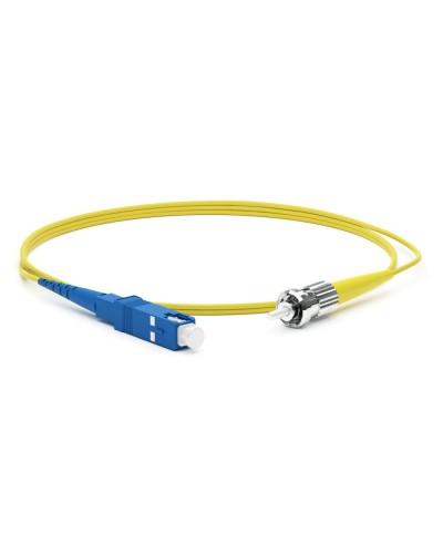 FC-S2-9-SC/UR-ST/UR-H-1M-LSZH-YL. Патч-корд волоконно-оптический одномодовый. Hyperline в Бийске