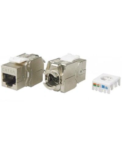KJ8-8P8C-C6A-180-TLS-SH-F-WH. Вставка Keystone Jack RJ-45. Hyperline в Бийске