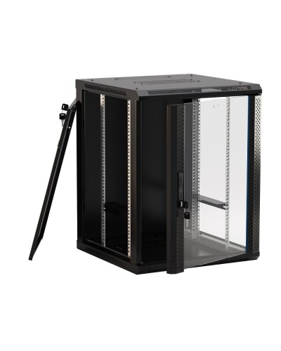 TWB-0445-GP-RAL9004. Шкаф телекоммуникационный 19 настенный 4U. Hyperline в Бийске