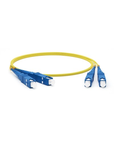 FC-D2-9-SC/UR-SC/UR-H-15M-LSZH-YL. Патч-корд волоконно-оптический. Hyperline в Бийске