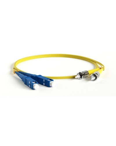 FC-D2-9-SC/UR-ST/UR-H-1M-LSZH-YL. Патч-корд волоконно-оптический ST-SC. Hyperline в Бийске