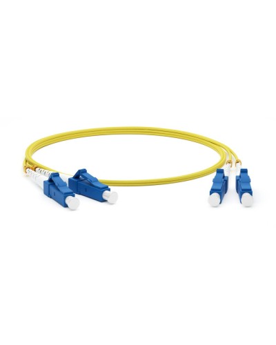 FC-D2-9-LC/UR-LC/UR-H-20M-LSZH-YL. Патч-корд волоконно-оптический одномодовый. Hyperline в Бийске