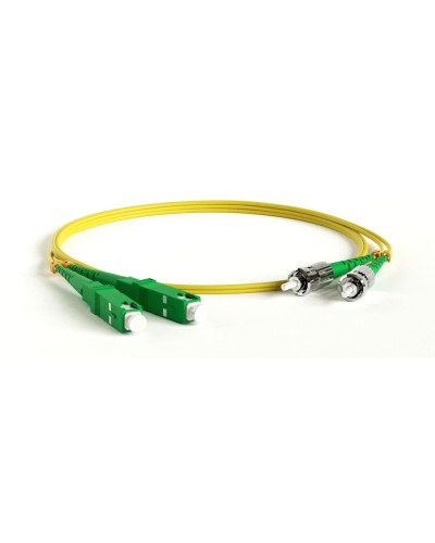 FC-D2-9-SC/AR-ST/AR-H-1M-LSZH-YL. Патч-корд волоконно-оптический ST-SC. Hyperline в Бийске
