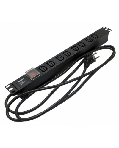 SHE19-8IEC-S-2.5EU. Блок розеток 19. Hyperline в Бийске