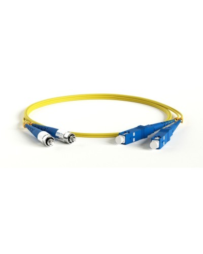 FC-D2-9-FC/UR-SC/UR-H-1M-LSZH-YL. Патч-корд волоконно-оптический SC-FC. Hyperline в Бийске