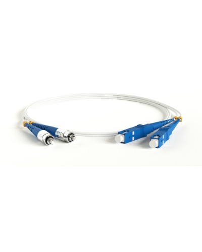 FC-D2-9A1-FC/UR-SC/UR-H-1M-LSZH-WH. Патч-корд волоконно-оптический SC-FC. Hyperline в Бийске