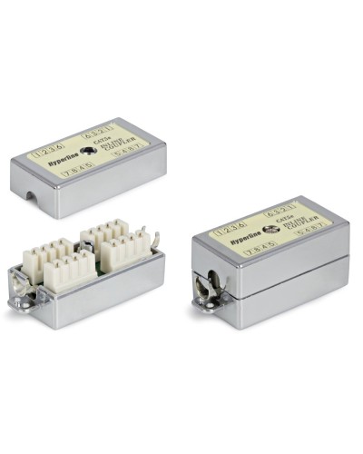 CA-IDC-C5e-SH-F-WH. Проходной адаптер экранированный. Hyperline в Бийске