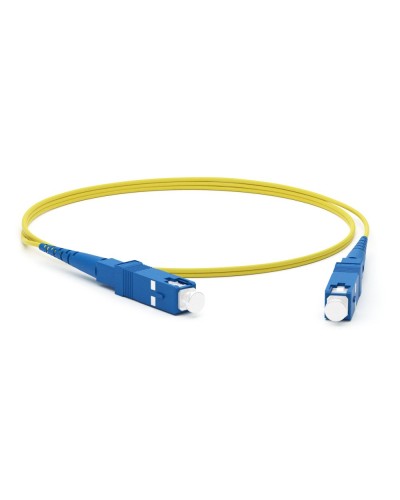 FC-S2-9-SC/UR-SC/UR-H-1M-LSZH-YL. Патч-корд волоконно-оптический одномодовый. Hyperline в Бийске