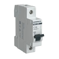 GENERICA ВА47-29М 1P C 16А 4,5кА (MVA21-1-016-C-G). Автоматический выключатель. IEK