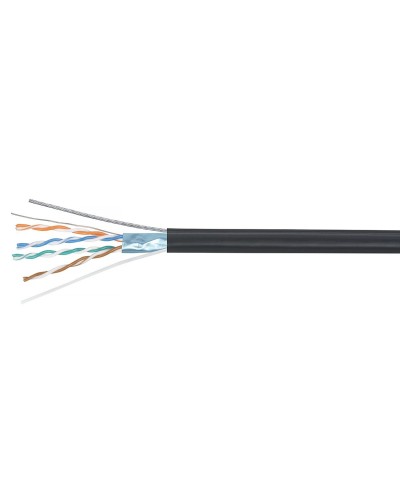 GENERICA F/UTP кат. 5E 100МГц 4 пары LDPE OUTDOOR трос 1,2мм черный (BC3-C5E04-359-305-G). Кабель «витая пара» (LAN) для структурированных систем связи. IEK в Бийске
