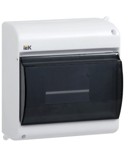 Корпус пластиковый КМПн 2/4 IP30 белый KREPTA 3 (MKP42-N-04-30-12). Щиток модульный с прозрачной дверцей, настенный. IEK в Бийске