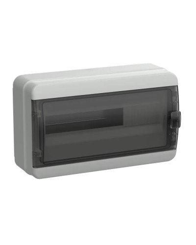 Корпус пластиковый КМПн-18 IP65 TEKFOR (TF5-KP72-N-18-65-K03-K02). Корпус модульный пластиковый черная прозрачная дверь. IEK в Бийске