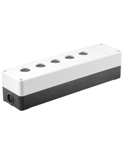 Корпус КП105(6) для кнопок 5(6) мест белый (BKP10-6-K01). Корпус для кнопочных постов. IEK в Бийске