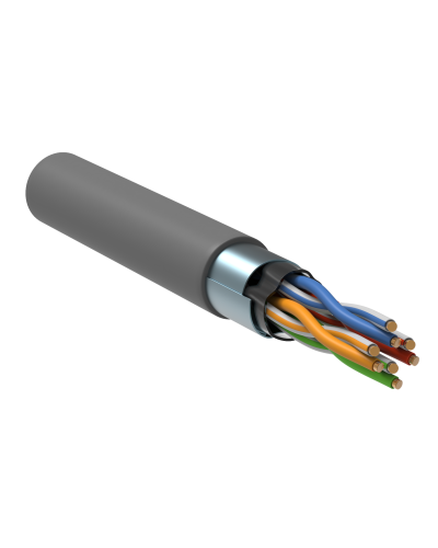 GENERICA F/UTP кат.5E 24AWG 4 пары LSZH серый (BC1-C5E04-321-305-R-G). Кабель «витая пара» (LAN) для структурированных систем связи. IEK в Бийске