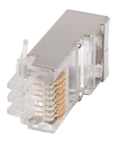 GENERICA Разъём RJ-45 FTP для кабеля кат. 5Е (20 шт) (CS3-1C5EF-G). Разъем RJ-45. IEK в Бийске