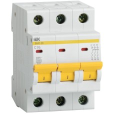 ВА47-29 3P C 10А 4,5кА KARAT (MVA20-3-010-C). Автоматический выключатель. IEK