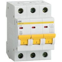 ВА47-29 3P C 6А 4,5кА KARAT (MVA20-3-006-C). Автоматический выключатель. IEK