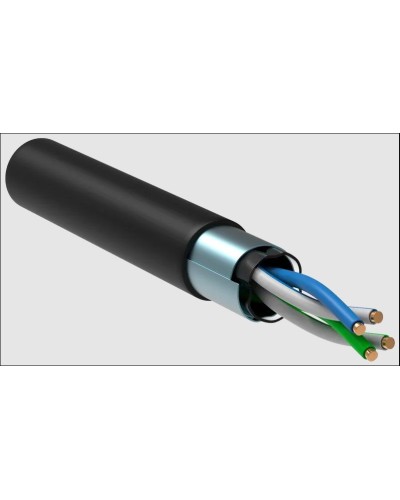 GENERICA U/UTP 5E 24AWG 2PR LDPE черный (BC3-C5E02-139-305-R-G). Кабель «витая пара» (LAN) для структурированных систем связи. IEK в Бийске