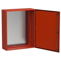 ЩМП-100.80.30 УХЛ1 IP66 RAL3020 TITAN 5 (TI5-13-N-100-080-030-66). Корпус металлический с монтажной платой. IEK