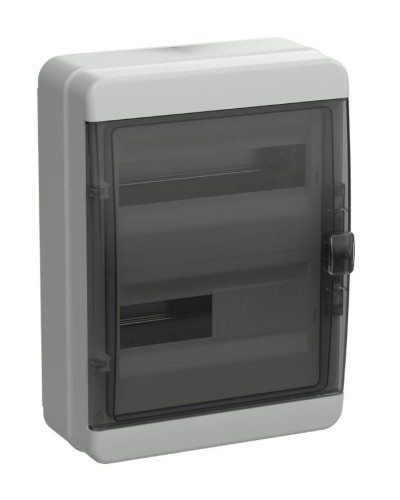 Корпус пластиковый КМПн-24 IP65 TEKFOR (TF5-KP72-N-24-65-K03-K02). Корпус модульный пластиковый черная прозрачная дверь. IEK в Бийске