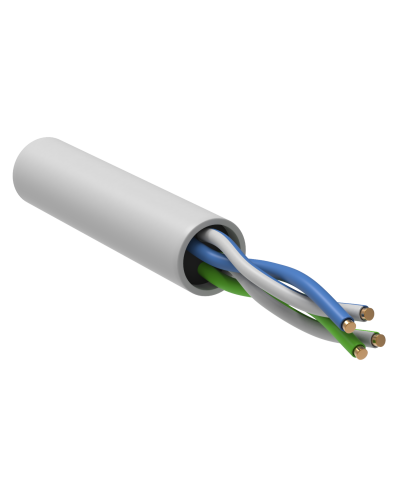 GENERICA U/UTP кат. 5E 24AWG 2 пары LSZH INDOOR белый (BC1-C5E02-128-305-G). Кабель «витая пара» (LAN) для структурированных систем связи. IEK в Бийске