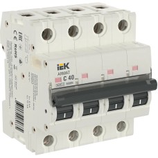 M06N 4P C 40А 6кА ARMAT (AR-M06N-4-C040). Автоматический выключатель. IEK