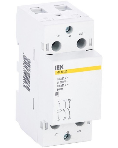 Контактор модульный КМ40-20 AC (MKK11-40-20). Контактор модульный. IEK в Бийске