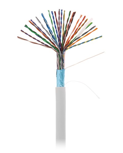 F/UTP 25pair, Cat5, In, PVC (EC-UF025-5-PVC-GY-3). Кабель «витая пара» (LAN) для структурированных систем связи. NETLAN в Бийске