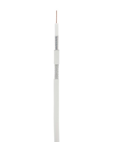 RG-6 CCS, In, PVC (EC-C2-32123A-WT-1). Кабель коаксиальный омедненный. NETLAN в Бийске