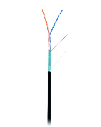 F/UTP 2pair, Cat5, Out, PE (EC-UF002-5-PE-BK). Кабель «витая пара» (LAN) для структурированных систем связи. NETLAN в Бийске