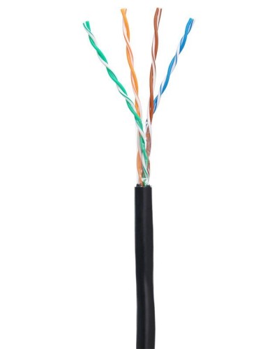 U/UTP 4pair, Cat5е, Out, PE (EC-UU004-5E-PE-BK). Кабель «витая пара» (LAN) для структурированных систем связи. NETLAN в Бийске