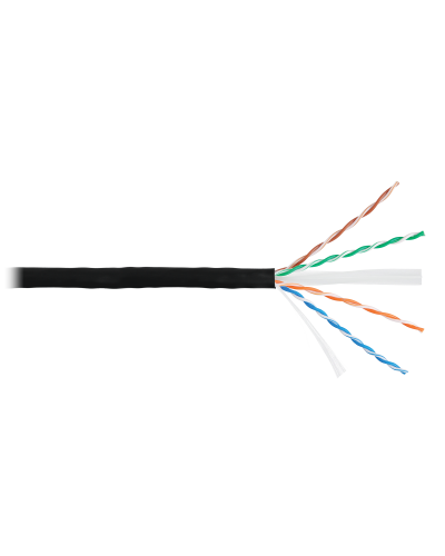 U/UTP 4pair, Cat6a, Solid, In/Out, нг(А)-HF (NMC 4155C-BK). Кабель «витая пара» (LAN) для структурированных систем связи. NIKOMAX в Бийске