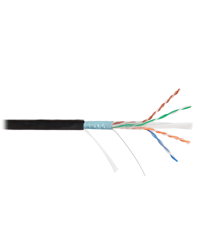 F/UTP 4pair, Cat6, Solid, In/Out, нг(А)-HF (NMC 4240C-BK). Кабель «витая пара» (LAN) для структурированных систем связи. NIKOMAX в Бийске