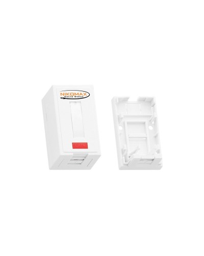 NMC-MB1P-ST-WT. Корпус настенной розетки. NIKOMAX в Бийске