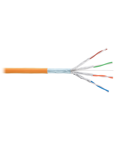 F/FTP 4pair, Cat6a, Solid, In, нг(А)-HF (NMC 4355C-OR). Кабель «витая пара» (LAN) для структурированных систем связи. NIKOMAX в Бийске