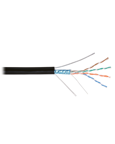 F/UTP 4pair, Cat5e, Solid, Out, SW, PVC (NMC 4905B-BK). Кабель «витая пара» (LAN) для структурированных систем связи. NIKOMAX в Бийске
