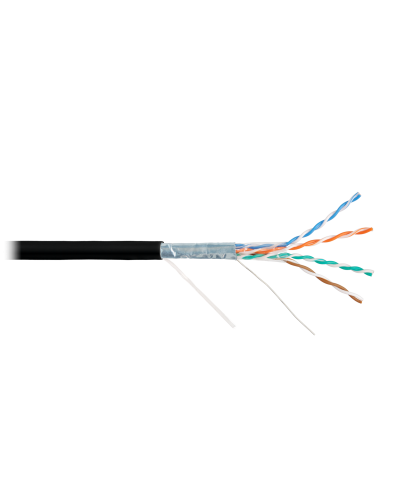 F/UTP 4pair, Cat5e, Solid, In/Out, нг(А)-HF (NMC 9200C-BK). Кабель «витая пара» (LAN) для структурированных систем связи. NIKOMAX в Бийске