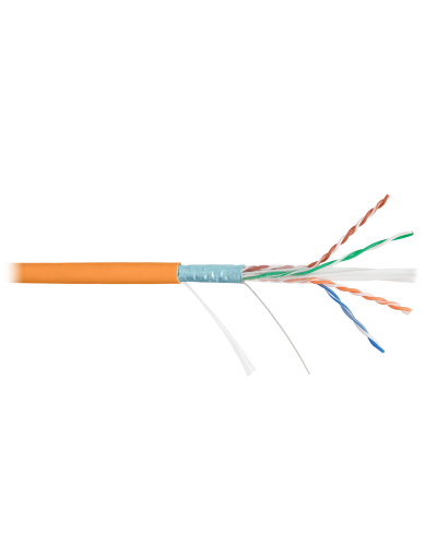F/UTP 4pair, Cat6, Solid, In, нг(А)-HF (NMC 4240C-OR). Кабель «витая пара» (LAN) для структурированных систем связи. NIKOMAX в Бийске