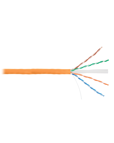 U/UTP 4pair, Cat6, Solid, In, нг(А)-HF (NMC 9140C-OR). Кабель «витая пара» (LAN) для структурированных систем связи. NIKOMAX в Бийске