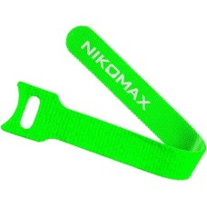 NMC-CTV310-16-SB-GN-10 (10шт). Стяжка-липучка с мягкой пряжкой. NIKOMAX