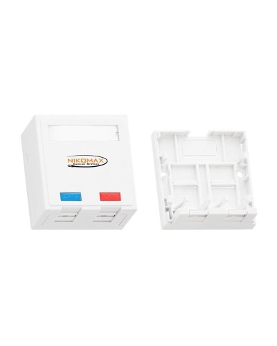 NMC-MB2P-ST-WT. Корпус настенной розетки. NIKOMAX в Бийске