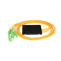 NMF-SPP1X8A1-SCA-B. Сплиттер планарный 1x8, 9/125мкм, SC/APC, 2 мм. NIKOMAX