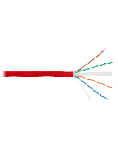 U/UTP 4pair, Cat6, Solid, In, нг(А)-HF (NMC 4140C-RD). Кабель «витая пара» (LAN) для структурированных систем связи. NIKOMAX в Бийске