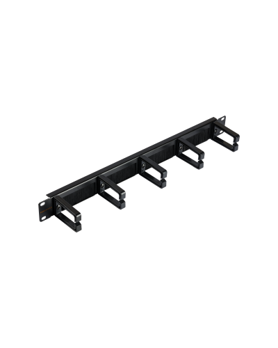 NMC-OP530HB-1U-BK-2 (2 шт). Кабельный органайзер 19 с щёточным вводом. NIKOMAX в Бийске